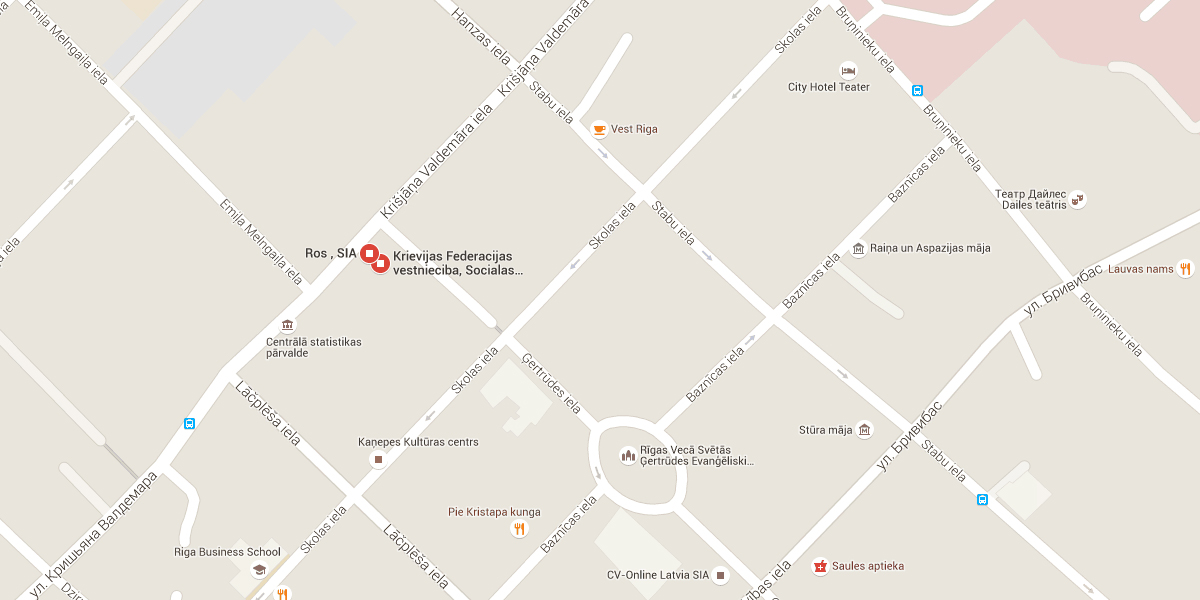 ROS Firma SIA, Krišjāņa Valdemāra iela 36, 29 511 376